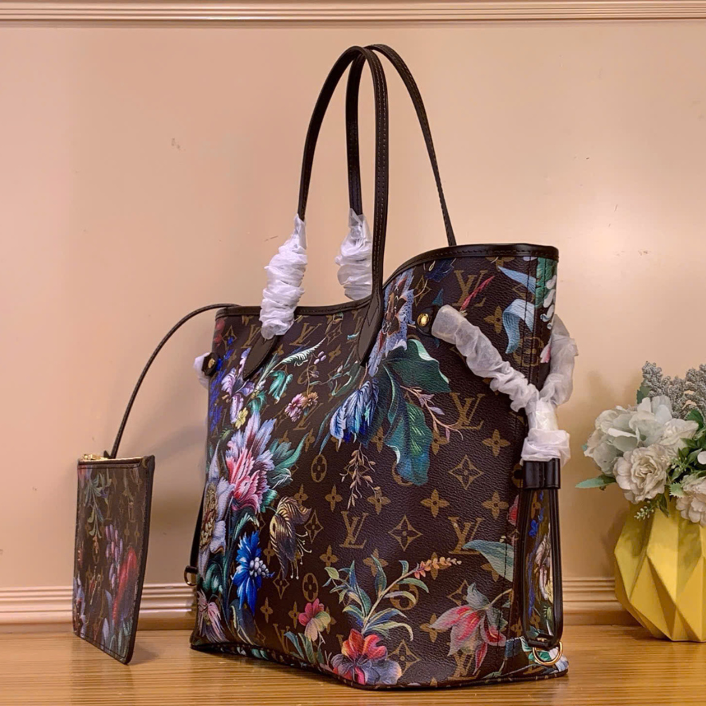 Louis Vuitton Neverfull MM Monogram Ebene M28918 12.2 Inches