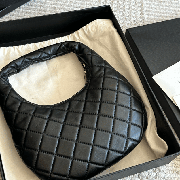 Saint Laurent Icare Hobo Bag Black 10.2 Inches 851689Aaang1000