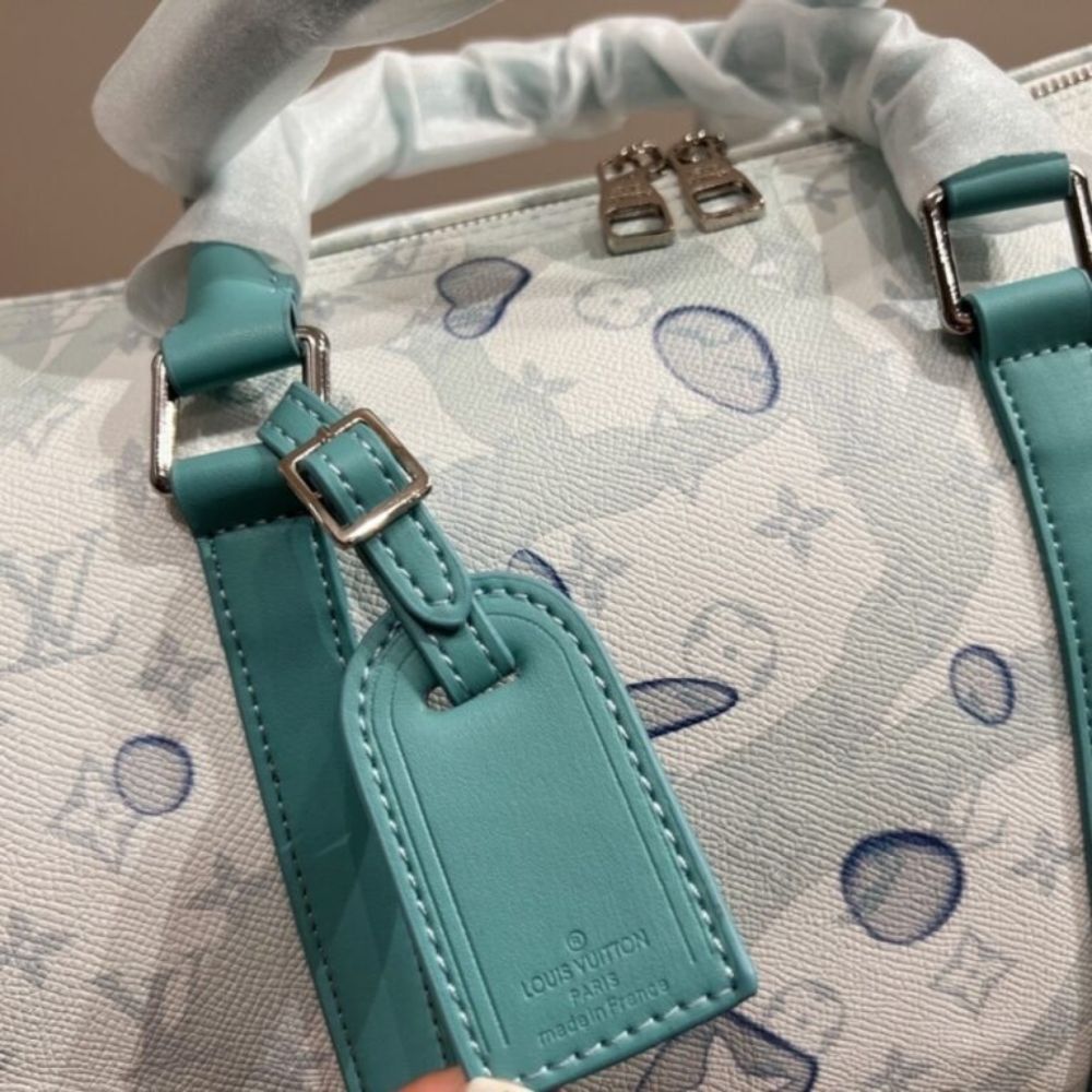 Louis Vuitton Keepall Bandouliere 50 Crystal Blue 19.7 Inches M22570