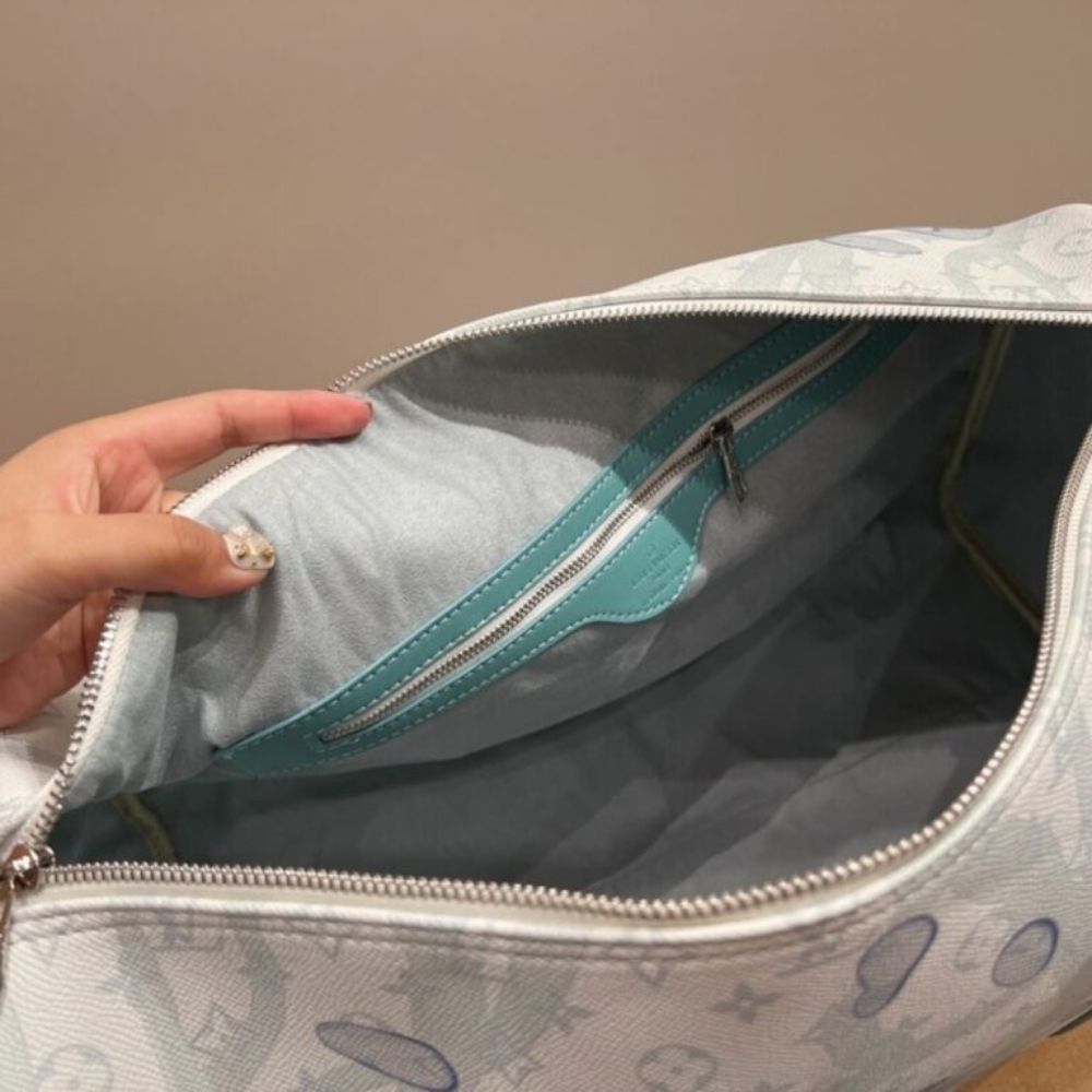 Louis Vuitton Keepall Bandouliere 50 Crystal Blue 19.7 Inches M22570