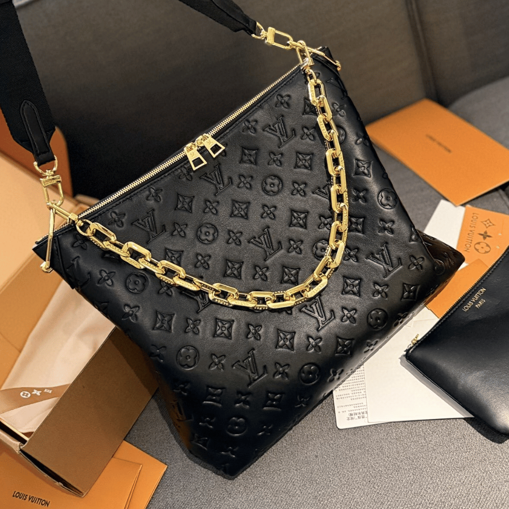 Louis Vuitton Coussin Hobo MM Black 15 Inches M12068