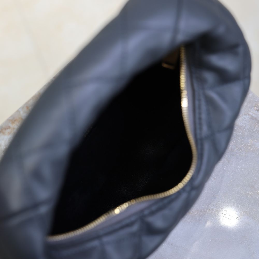 [Premium Quality] – Saint Laurent Icare Hobo Bag Black 10.2 Inches 851689Aaang1000