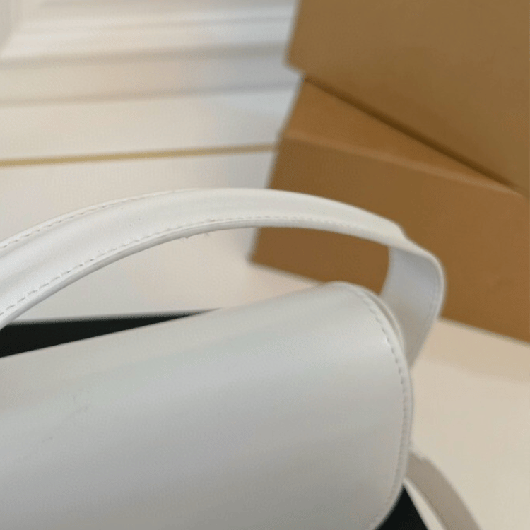 Saint Laurent Voltaire Shoulder Bag Mini White 8.3 Inches