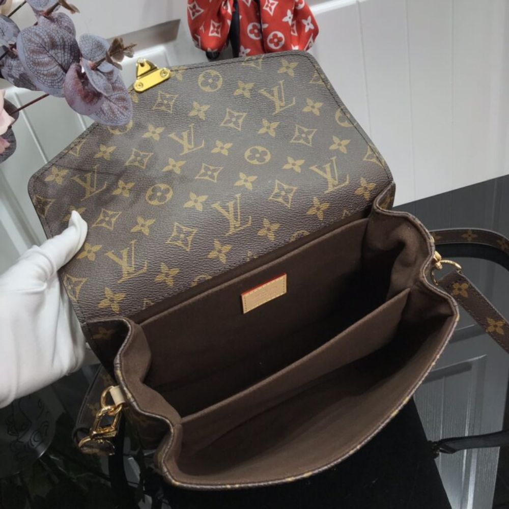 Louis Vuitton Monogram Canvas Pochette Métis Brown 9.8 Inches M44875