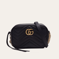 Gucci Gg Marmont Mini Camera Bag Black 9.4 Inches