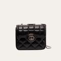 Gucci Gg Supreme Mini Camera Bag Black 6.7 Inches