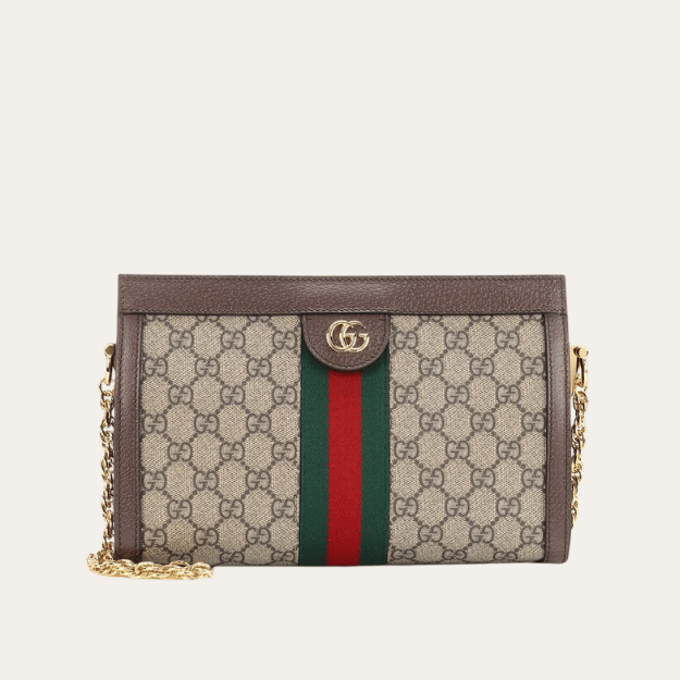 Gucci Ophidia Large Flap Shoulder Bag Beige 10.6 Inches 837428 FAE0J 9867
