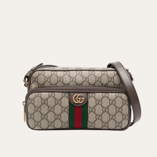 Gucci Ophidia Small Camera Bag Beige 8.6 Inches