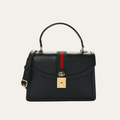 Gucci Ophidia Small Top Handle Bag Black 9.8 Inches