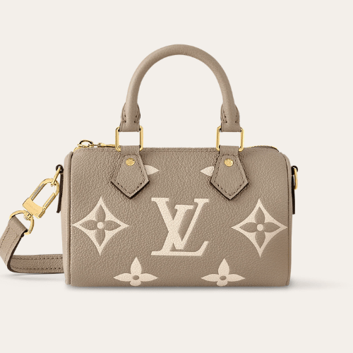 Louis Vuitton Nano Speedy Tourterelle Beige 6.3 Inches M82890