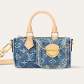 Louis Vuitton Nano Speedy Denim Blue 6.3 Inches M82950