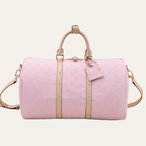 Louis Vuitton Keepall Bandoulière 45 Pink 7.5 Inches M13748