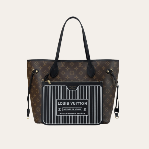 Louis Vuitton Neverfull Inside Out MM Dark Brown 12.2 Inches M11946