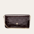 Louis Vuitton Pochette Félicie Monogram Vernis Black 8.3 Inches M61276