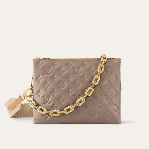 Louis Vuitton Coussin PM Taupe 10.2 Inches M21263