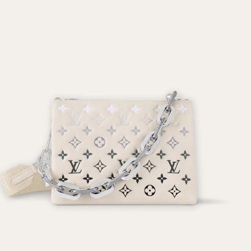 Louis Vuitton Coussin PM LV SKI Cream/Gray 10.2 Inches M11986