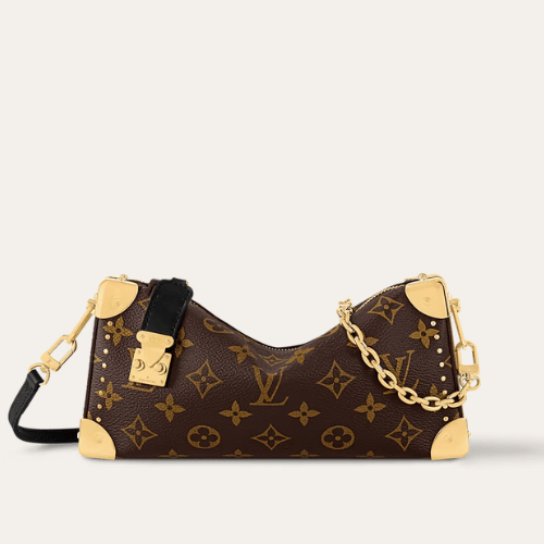 Louis Vuitton Slim Trunk Monogram Chain Bag
