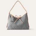 Louis Vuitton Carryall Mm Washed Gray Denim 15.3 Inches M13289