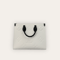 Louis Vuitton Onthego MM Monogram Cream Black 13.4 Inches