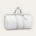 Louis Vuitton Keepall 40 Monogram Empreinte White 15.7 Inches M30885