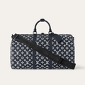 Louis Vuitton Keepall 40 Monogram Eclipse Dark Navy 15.7 Inches