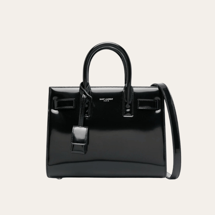 Saint Laurent Sac De Jour Bag Black 10.2 Inches