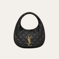 Saint Laurent Icare Hobo Bag Black 10.2 Inches 851689Aaang1000