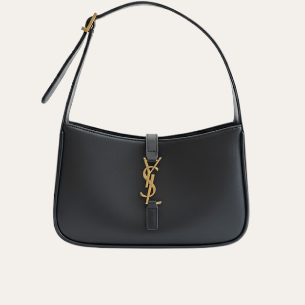 Saint Laurent Le 5 À 7 Hobo Bag Black 9.4 Inches