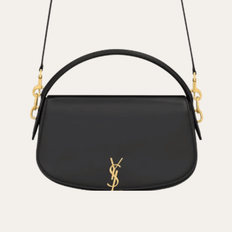 Saint Laurent Voltaire Shoulder Bag Black 9.4 Inches 7876710SX0W1000