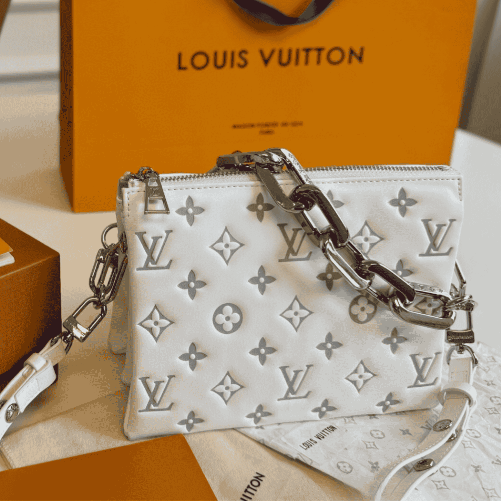 Louis Vuitton Coussin BB LV Ski White 8.3 Inches M11957
