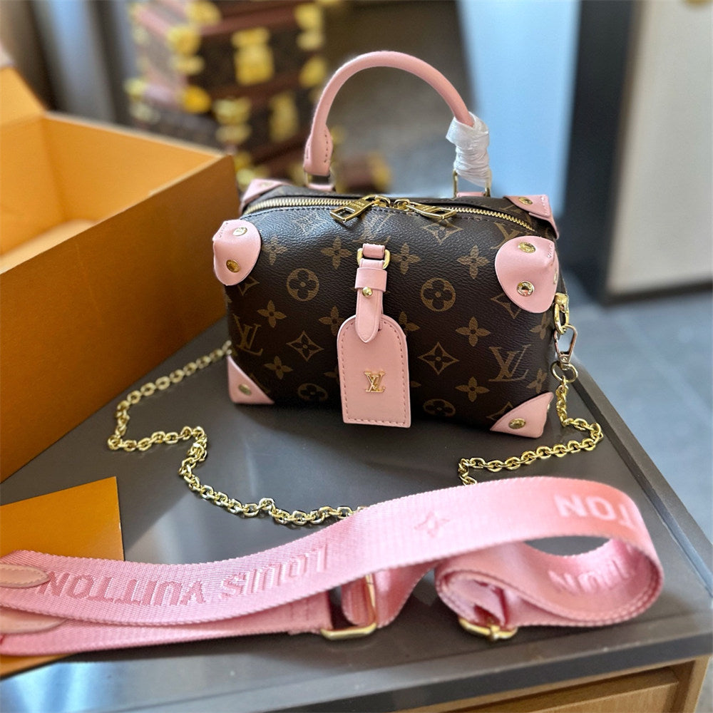 Louis Vuitton Soft Trunk Mini Monogram Pink, 7.9 in