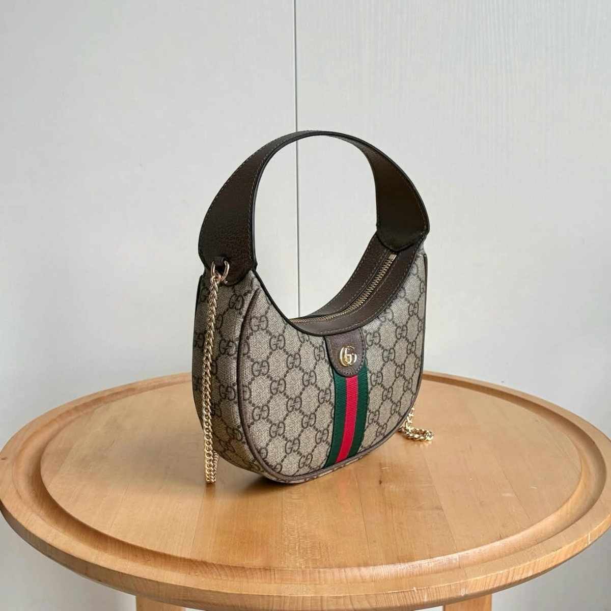 Gucci Ophidia Small Shoulder Bag Beige 7.9 Inches ‎838463 FAE0P 9746