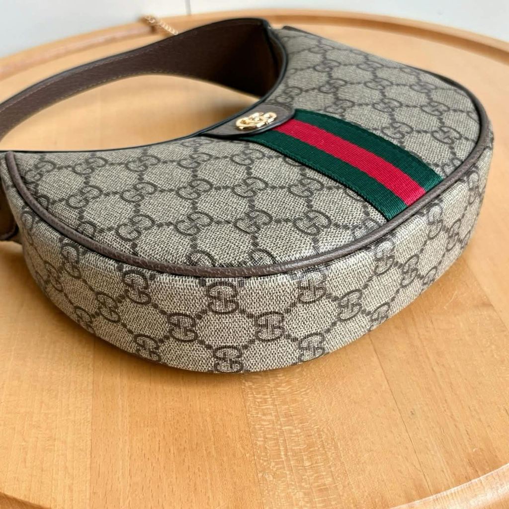 Gucci Ophidia Small Shoulder Bag Beige 7.9 Inches ‎838463 FAE0P 9746